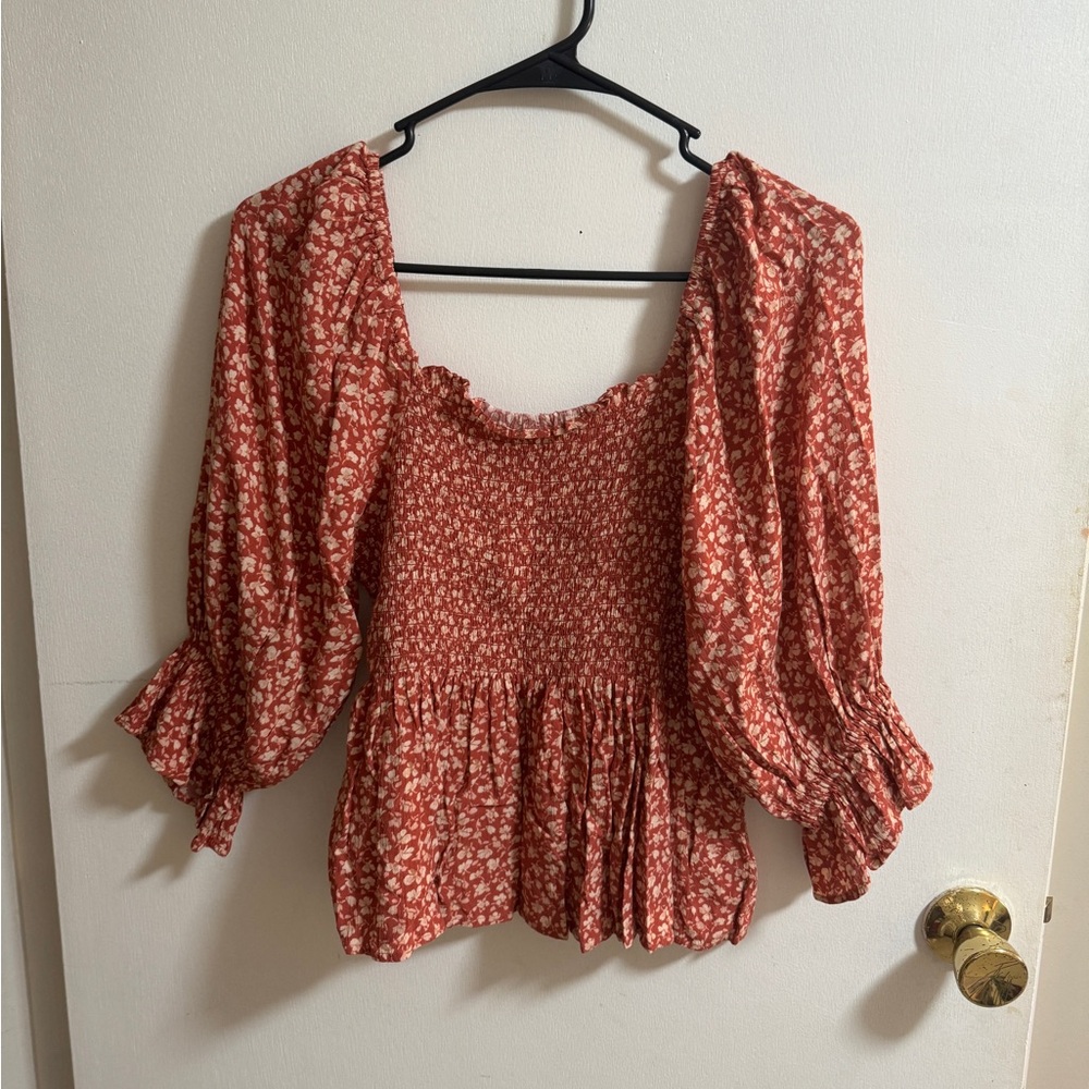 American Eagle Puff Sleeve Top